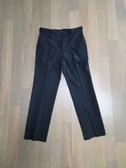 musinsa standard ストレート ヒドゥン バンディング スラックス チャコールグレー 31