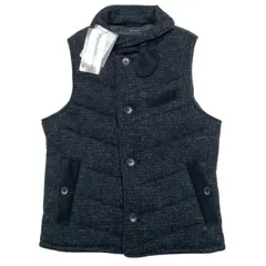 未使用品 M JOHNBULL 16365 ジョンブル ウール ツイード 中綿ベスト Thinsulate
