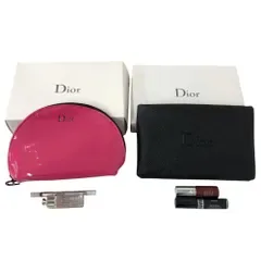 未使用/Dior/ディオール/コスメポーチ/ブラック/ピンク/2個セット/RS3568/★/H