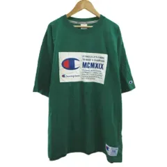 チャンピオン CHAMPION Tシャツ クルーネック 半袖 ロゴプリント XXL 緑 グリーン /NP ■ECE010