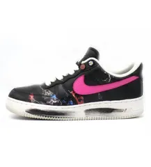 ナイキNIKE×ピースマイナスワンPEACEMINUSONE【AIR FORCE 1 PARANOISE 3.0 Black and Multi Color】エアフォース1パラノイズ3.0スニーカー f32903