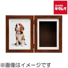 【新品】ケンコー PS-MF-2LWT-BR ディスプレイフレーム 2Lサイズ 2面 ブラウン 《納期約2週間》