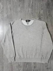 XL RRL ダブルアールエル フリース クルーネック スウェットシャツ グレー