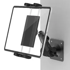 ★新品★ipad 壁掛け タブレット アーム スタンド 壁 タブレットホルダー 携帯ホルダー キッチン/浴室/寝室/ジム あーむ 360度回転 自由調節 日本語説明書付き 4-13インチ多機種対応:iPad Pro 12.9 11 9.7 A d7c87412