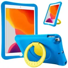 【新品】 ProCase iPad 10.2/iPad Pro 10.5/iPad Air 3 キッズケース 耐衝撃性 ハンドル 360度回転スタンド 軽量バンパーケース 対応端末:iPad 10.2" 9世代 2021/ 8世代 2020/ 7世代 2019