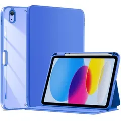 【新品】 ProCase iPad 11世代/10世代 ケース iPad(A16)11インチ 2025/10.9インチ 2022通用 ペン収納 フォリオケース 耐衝撃 保護カバー オートスリープ対応 (ブルー)