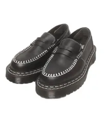 ドクターマーチン PENTON BEX ホワイトダブルステッチ ローファー メンズ SIZE UK7 Dr.Martens
