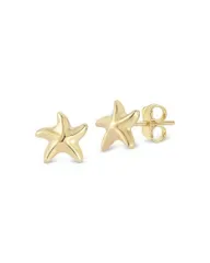 ムーン メドウ レディース アクセサリー ピアス・イヤリング Moon Meadow Starfish Stud Earrings in 14K Yellow Gold ゴールド