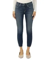 シルバー ジーンズ レディース ボトムス デニムパンツ クロップド Silver Jeans Co Womens Elyse MidRise Cropped Skinny Jeans Bonnie