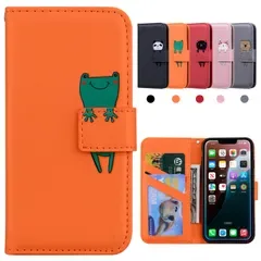 Kedic に適合する iPhone 17e ケース iPhone 16e ケース 手帳型 あいふおん17eケース 可愛い 6.1インチ オレンジ 0