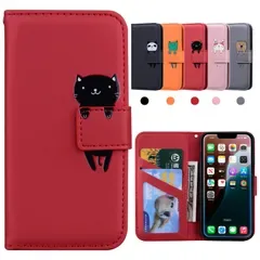Kedic に適合する iPhone 17e ケース iPhone 16e ケース 手帳型 あいふおん17eケース 可愛い 6.1インチ レッド 0