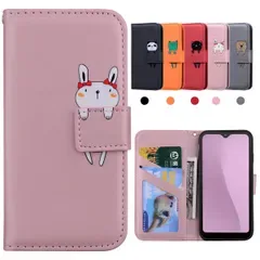 Kedic 用の Arrows We ケース 手帳型 FCG01 手帳型ケース 財布型 Arrows We F-51B スマホケース - ピンク 0