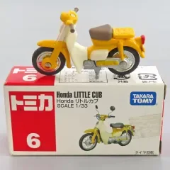 【中古】トミカ 1/33 ホンダ リトルカブ(イエロー×ホワイト/赤箱/ベトナム製) 「トミカ No.6」