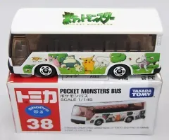 【中古】トミカ 1/145 ポケモンバス(ホワイト/赤箱/タカラトミー/ベトナム製) 「トミカ No.38」