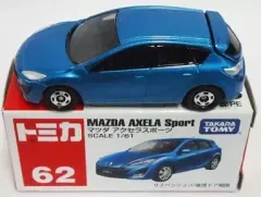 【中古】トミカ 1/61 マツダ アクセラ スポーツ(ブルー/赤箱) 「トミカ No.62」
