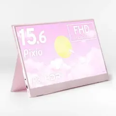 Pixio モバイルモニター PX160Wave ピンク 15.6インチ Type-C ミニHDMI 60Hz モバイル ディスプレイ 桃 ピクシオ モバイルディスプレイ ポータブルモニター サブモニター pcモニター ゲームモニター mon 064dfcce