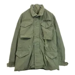 60年代 米軍実物 U.S.ARMY M-65 フィールドジャケット 1st ヴィンテージ ミリタリー オリーブ (メンズ S相当) 中古 古着 U7910