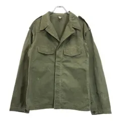 60年代 フランス軍 M-47 フィールドジャケット 後期型 ヴィンテージ ユーロ ミリタリー オリーブ (メンズ S相当) 中古 古着 U8041