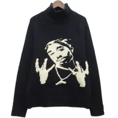 ウィリーチャバリア WILLY CHAVARRIA ケトルマン セーター ウール ニット ハイネック KETTLEMAN SWEATERブラック 黒 M