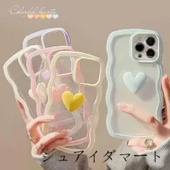 iPhone16 ケース スマホケース うねうね ハート クリア iPhoneケース 未使用 iPhone15 14 13 12 11 Promax XR XS 波型 透明 レディース 韓国 おしゃれ 可愛い