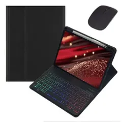 マウス付き Xiaomi Pad 7 / Pad7 Pro 11.2インチ用 キーボードケース カラフル バックライト付き Xiaomi Pad 7 Pro 対応 キーボード 保護カバー マグネット分離式 ペンホルダー付き,黒e 04df4ebb