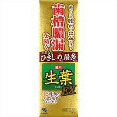 【同じ商品3点セット】【小林製薬】生葉EX 100G【歯磨き】
