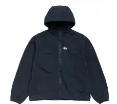 XL STUSSY ライトウェイト フードジャケット ネイビー