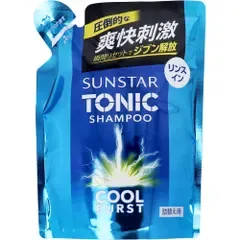 サンスタートニックシャンプー COOL BURST リンスイン 詰替用 340mL【単品】