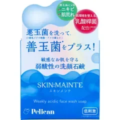 スキンメンテ 洗顔石鹸 チェリーブロッサムの香り 80g【単品】