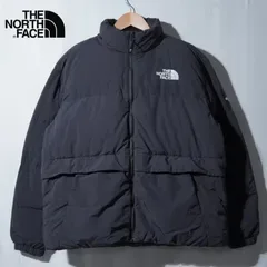 ノースフェイス THE NORTH FACE ダウンジャケット XL ブラック ECO DOWN ビッグシルエット オーバーサイズ ロゴ刺繍 韓国モデル 防寒 ストリート Y2K 古着 Z254