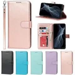 【新品】 Eastwave for AQUOS sense4 ケース for AQUOS sense5G Sense 4 Lite basic 手帳型 財布型 カバー ストラップ付き PUレザー カード収納 横置きスタンド 機能 内蔵マグネット ピンク