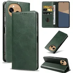 【新品】 QUEASON aquos sense10 用 ケース 手帳型 スタンド機能 アクオスセンス10 用 ケース 手帳型 PUレザー【グリーン】