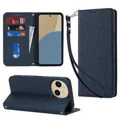 【新品】 【Hamany】 対応 AQUOS sense10 ケース 手帳型 あくおすセンス10 ケース カード収納 -ブルー