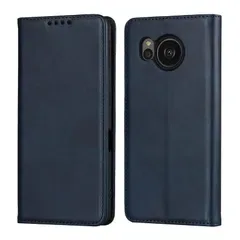 【新品】 【Hamany】 対応 AQUOS sense7 plus ケース 手帳型 aquosセンス7 plus ケース -ヴィンテージ ブルー