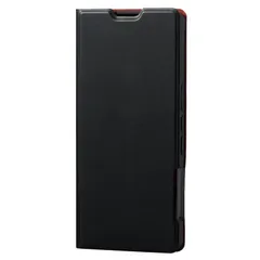【新品】 エレコム AQUOS zero6 レザーケース 手帳型 UltraSlim 薄型 磁石付き ブラック PM-S214PLFUBK