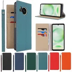 【新品】 Eastwave for AQUOS Sense8 ケース 本革 牛革 for アクオス センス8 SH-54D SHG11 手帳型 for sense 8 SH-54D カバー Case 手帳 本革 柔らかい 本皮 スプラットホール付き スプラット