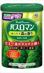 【単品】【アース製薬】バスロマン ゆったり森の香り【入浴剤】