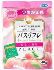 【同じ商品3点セット】【ライオンケミカル】バスリフレ薬用入浴剤つめかえ用桃の香りR【入浴剤】
