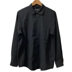 GOLDWIN ゴールドウィン WoolxBamboo Shirt 長袖 ウールバンブーシャツ GL54135 サイズ2 ブラック メンズ 春 夏 秋 冬 中古 古着 USED 美品