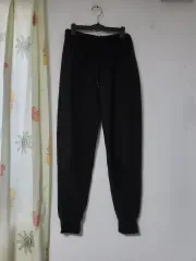 ブラック ジョガーパンツ トレーニングパンツ XL