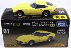 【中古】トミカ 01 1/43 トミカプレミアムRS トヨタ 2000GT(イエロー) 「トミカくじ(tomicaくじ)」 RS賞