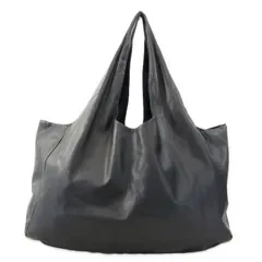 TOKIZAKI トキザキ 買い物かばん トートバッグ ショッピングバッグ レザー ブラック 黒 47000939