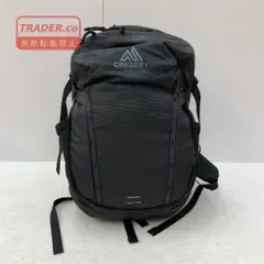 04w7949▽※【中古】GREGORY グレゴリー 11T-00137909 バックパック リュック ブラック ナイロン リュックサック【八王子店】