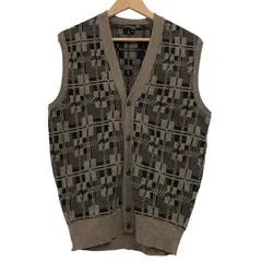 Christian Dior/クリスチャンディオール/MONSIEUR/ニットベスト/ブラウン系/サイズL/メンズ/RS3608