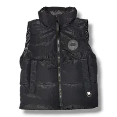 参考上代125400円 CANADA GOOSE Everett Vest SATIN エバレットベスト ダウンベスト カナダグース 2616MB1 ブラック M (23534M)