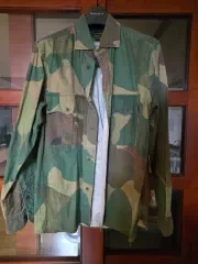 Nigel Cabourn ナイジェル ケーボン Green Army Shirt Fade Cloth カモフラシャツ