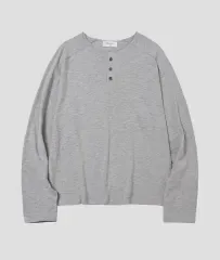 WHOV’S VTG インターロック ヘンリーネック ロングスリーブ