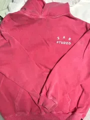IAB Studio ピグメント フーディー コーラル XL