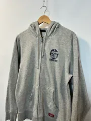 DICKIES フードジップアップ グレー M H706