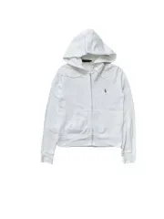 RALPH LAUREN コットン フードジップアップ S/P